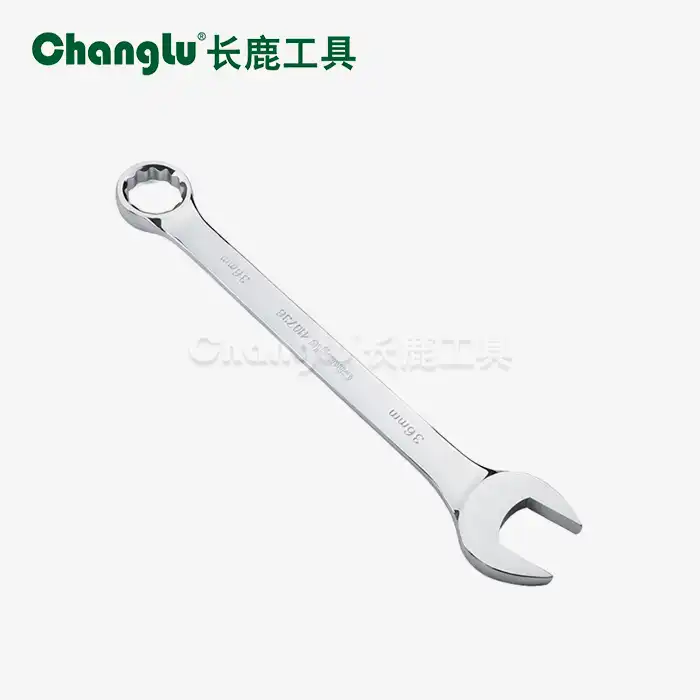 Carbon steel mirror surface two-in-one wrench